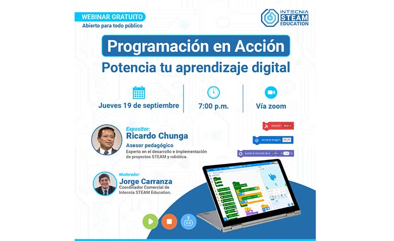 Rompe barreras y aprende a programar en el webinario gratuito “Programación en acción: potencia tu aprendizaje digital”