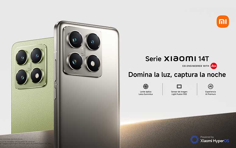 Xiaomi lanza en Perú la nueva Serie Xiaomi 14T: Innovación en fotografía y productividad impulsada por IA