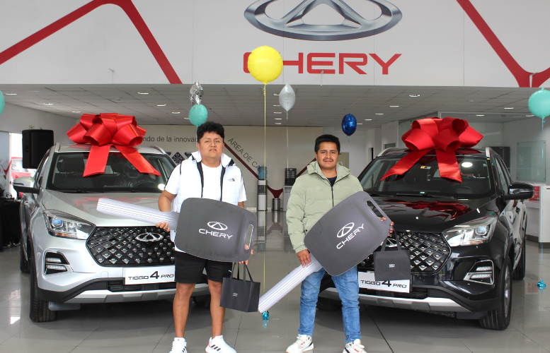 Bitel celebra 10 años en Perú premiando a sus clientes con 2 camionetas Chery