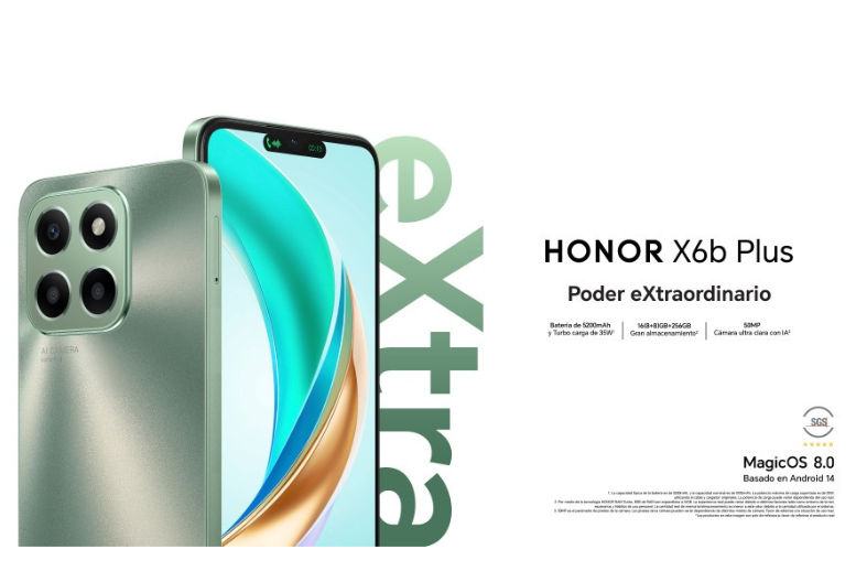 Llegó a Perú, exclusivo con Claro, el HONOR X6b Plus