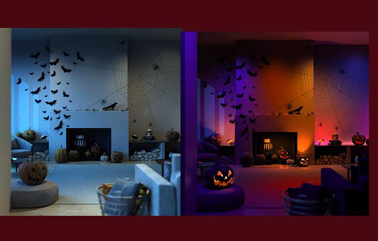 Transforma tu hogar en un cine de terror inteligente para Halloween