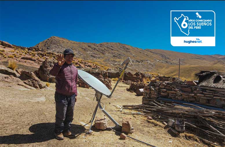 Internet satelital: Seis años conectando las zonas más alejadas del Perú