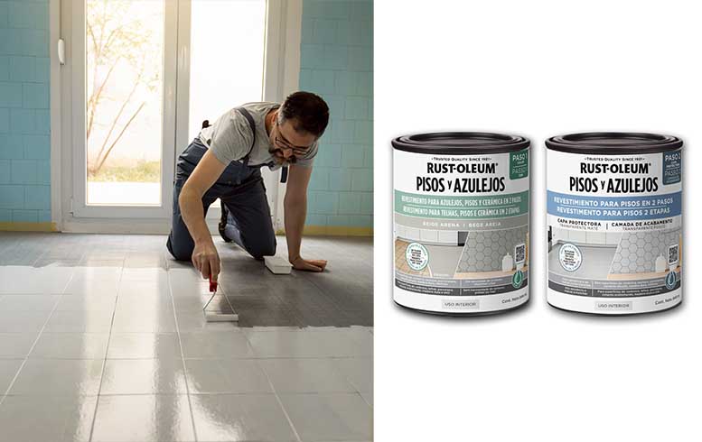 Rust-Oleum te anima a darle vida nueva a tus pisos y azulejos con sus productos