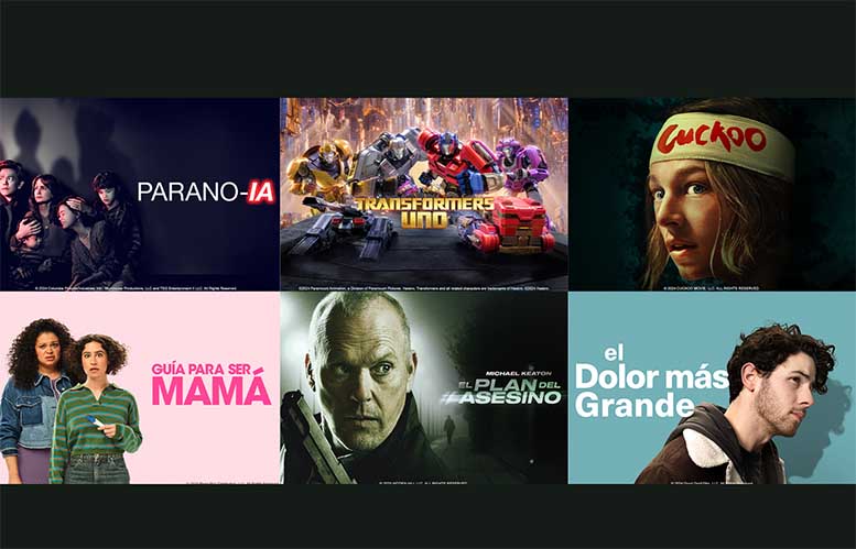 “Cuckoo”, “Transformers Uno” y otras películas llegan a Claro video en noviembre