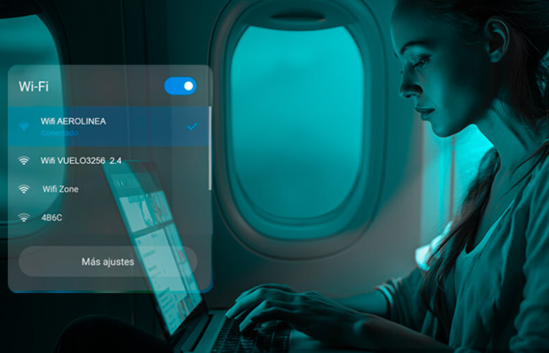 Cómo utilizan falsas redes Wi-Fi en vuelos para robar información